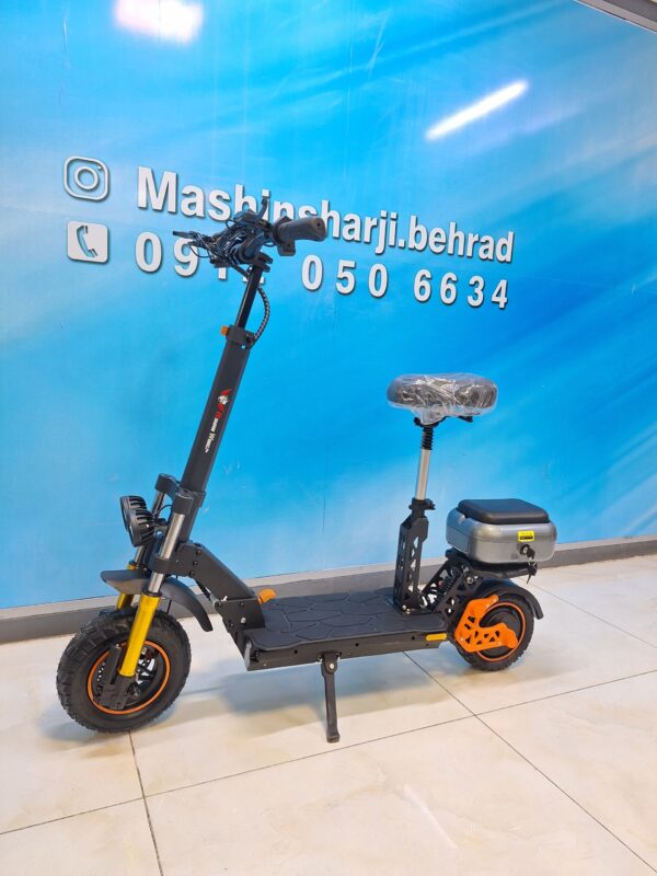 اسکوتر برقی صندلی دار روهان وینگز ام فایو پرو M5proآفرودی باکس دار rohanwings electric scooterM5pro