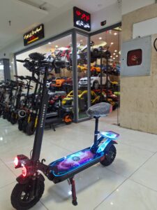 اسکوتر برقی صندلی دار تاشو برند: پاور کروز (Power Cruise) مدل آفرودی