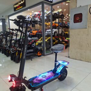 اسکوتر برقی صندلی دار تاشو برند: پاور کروز (Power Cruise) مدل آفرودی