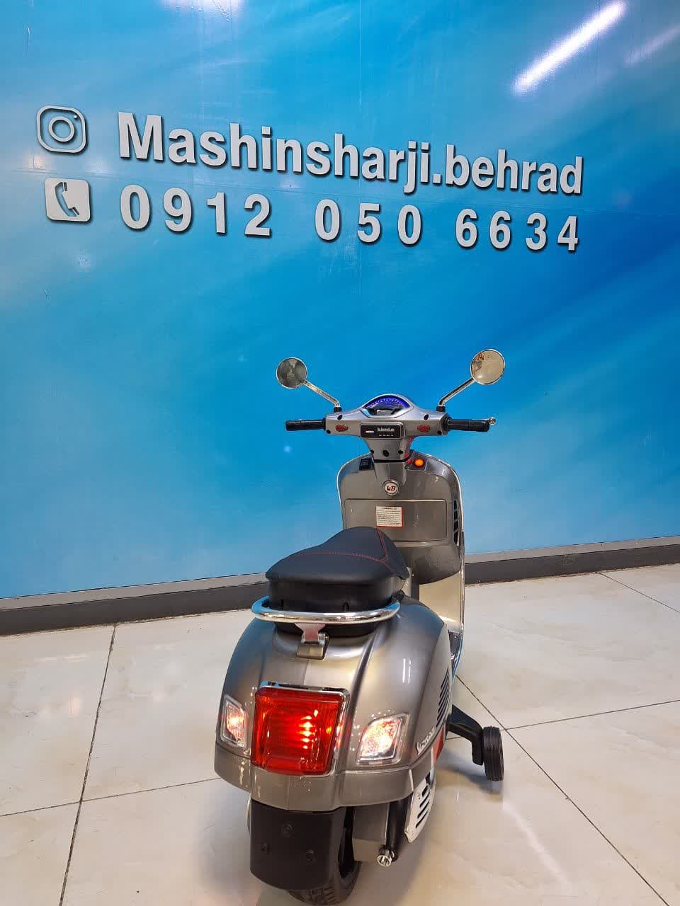 موتور شارژی وسپا متالیک دوموتوره - تصویر 2
