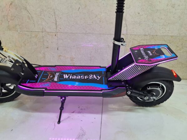 اسکوتر برقی وینر اسکای;کف نورپردازی شیشه ای winnersky model w5 مدل دبیلو ۵ ریموت دار - تصویر 5