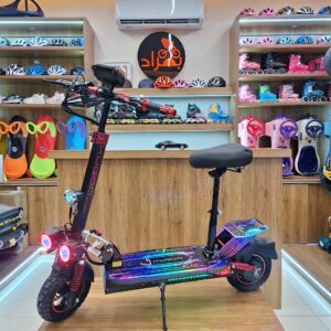 اسکوتر برقی کوگو  Kugoo E10 MAX با نورپردازی باتری ۴۸ ولت