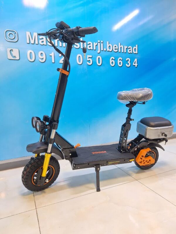 اسکوتر برقی صندلی دار ولرا وینر ام فایو پرو M5proآفرودی باکس دار Vlra winner m5pro electric scooter