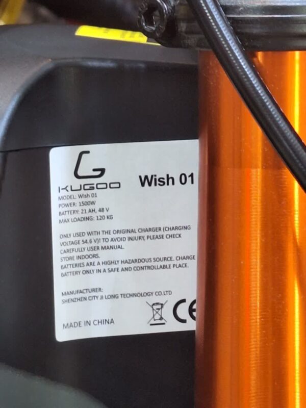 موتور مینی کراس شارژی ۴۸ ولت کوگو مدل kugoo wish01 - تصویر 3