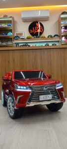 ماشین شارژی کودک مدل لکسوس ۵۷۰ تحت لایسنس مانیتور دار